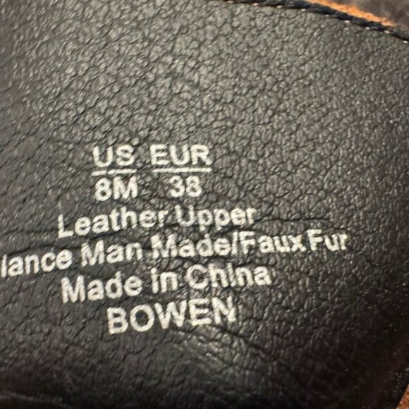 Sam Edelman “Bowen” Suede + Faux Fur Boots – Women’s 8 – Luggage Brown - Picture 10 of 11